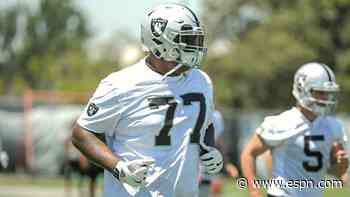 Raiders' Brown to COVID list, O-line sent home
