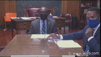 Mayor Brown takes part in public hearing on police reform
