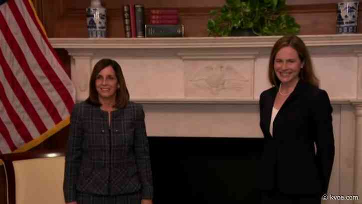 Senator Martha McSally meets Amy Coney Barrett