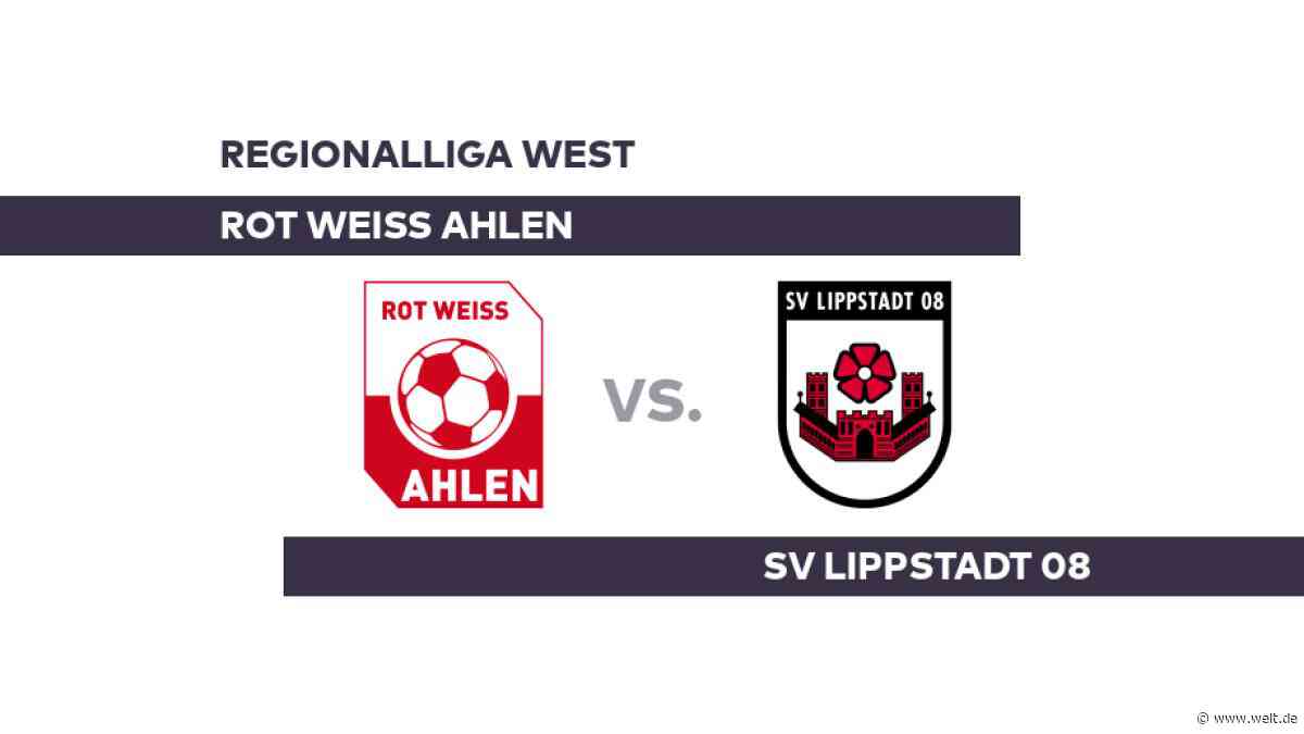 Rot Weiss Ahlen - SV Lippstadt 08: Lippstadt hat Punkte dringend nötig - Regionalliga West - DIE WELT