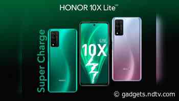Honor 10X Lite Tipped to Feature Quad Rear Cameras, Design Leaks Ahead of Launch