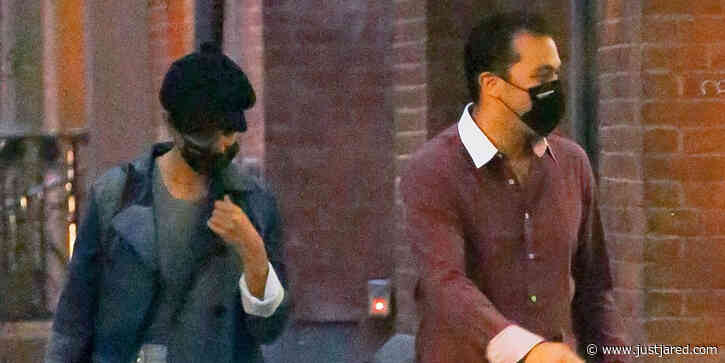 Katie Holmes & Emilio Vitolo Pick Up Food To Go Before Heading Home in NYC