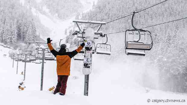 Mount Norquay celebrates earliest start to season following recent dump of snow