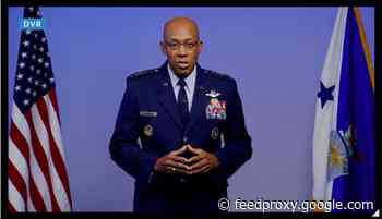 CSAF Brown Hedges On 386 Squadron Goal