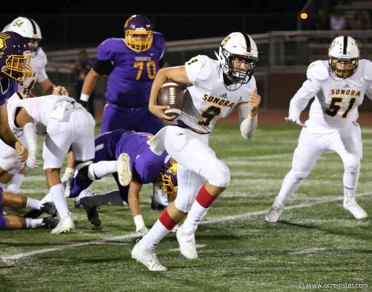 High school schedules: Sonora football