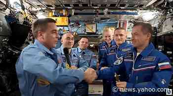 Space station crew returns to Earth after 195-day mission