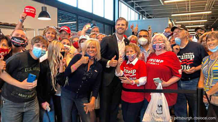 Eric Trump Makes Surprise Visit To Oakmont Bakery While In Western Pa. For Campaign Event