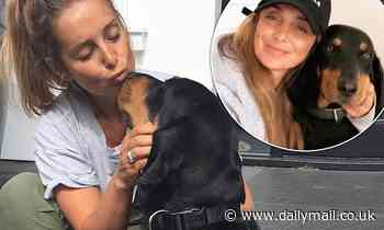 Louise Redknapp shares a touching tribute to her beloved rescue dog Corky after he passed away  