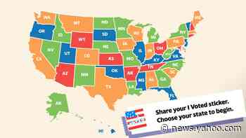 Celebrate your vote with virtual ‘I voted’ stickers from Yahoo