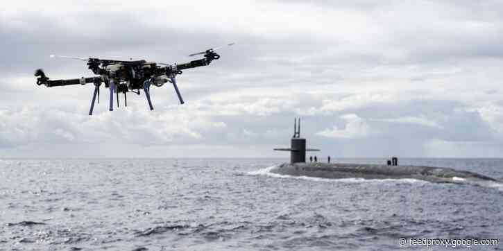 VIDEO: The US Navy is experimenting using drones to hand things off to ballistic missile submarines