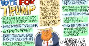 Bagley Cartoon: The Case FOR Trump
