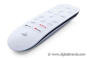 The PlayStation 5 media remote has buttons for Disney+, Spotify, more