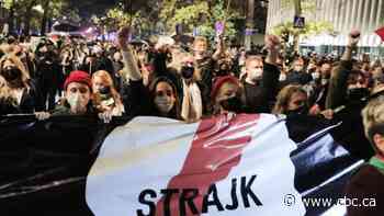 Protesters gather after Polish court supports almost total ban on abortion