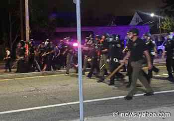 Protests continue in Rhode Island after moped driver was critically injured in a crash involving police