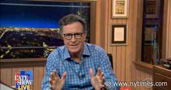 Stephen Colbert Celebrates Trump’s Final Debate