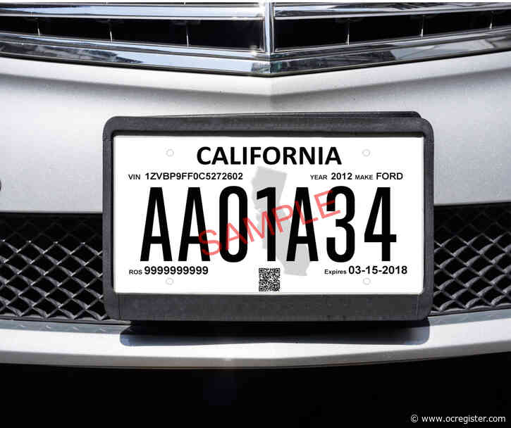 Some temporary license plates have a different look — for now