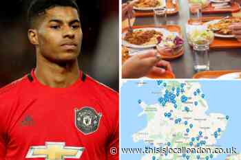 Map shows free school meals across UK after Marcus Rashford campaign
