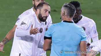 Inter Miami's Diego Alonso on Gonzalo Higuain's red card: "It’s something we need to correct"