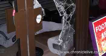 Arrests made after door smashed at Newcastle city centre business