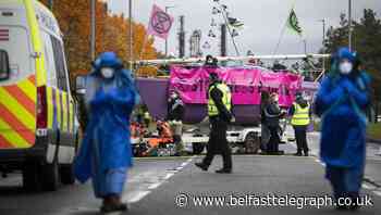 Dozen arrested and boats seized during pollution protest
