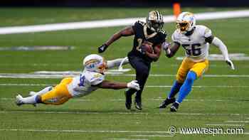 Saints' Sanders, Thomas out against Panthers