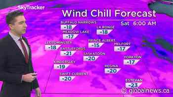 Chilly weekend: Oct. 23 Saskatchewan weather outlook