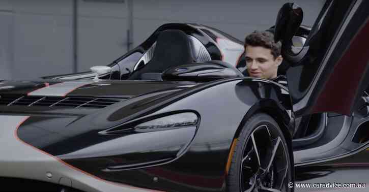 2021 McLaren Elva shown off in Lando Norris test drive