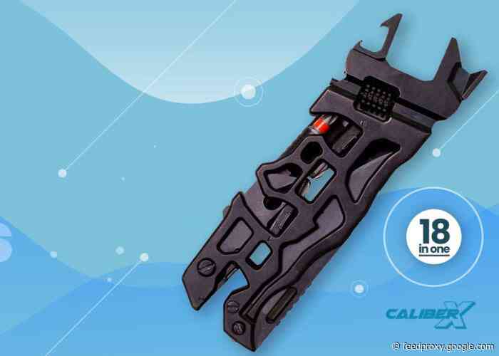 CaliberX multitool offers 18 functions in one pocket sized tool