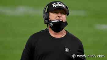 Gruden: Raiders will be ready to play Sunday