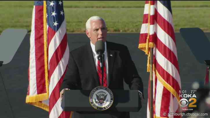 Vice President Mike Pence Makes Campaign Stop In West Mifflin 11 Days To Nov. 3