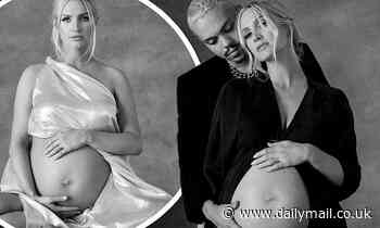 Ashlee Simpson showcases her baby bump in stunning new maternity shoot