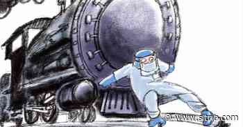 Bagley Cartoon: Train Wreck