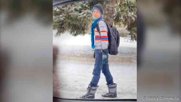 Calgary police searching for missing 12-year-old boy