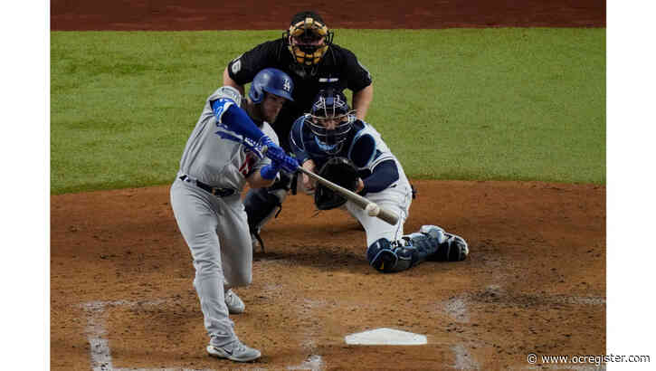 Dodgers torment Rays with two-out hits, take World Series Game 3