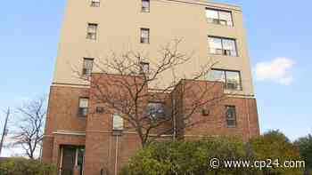 Female rushed to hospital with burns after fire at east-end apartment for seniors - CP24 Toronto's Breaking News