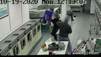 Violent Toronto laundromat confrontation caught on video - CP24 Toronto's Breaking News