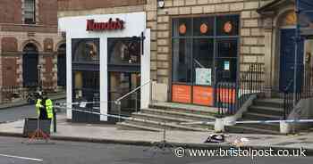 Police cordon on Park Street - forensic teams on scene