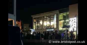 Video shows crowd partying outside bars on Bristol's harbourside