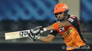 IPL: Manish Pandey shines as Sunrisers Hyderabad beat Rajasthan Royals