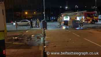 North Belfast disorder: 15-year-old boy arrested after police and fire crews attacked with missiles