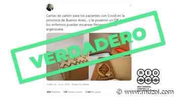 Es verdadero que la Provincia de Buenos Aires recibió una donación de camas de cartón - MDZ Online