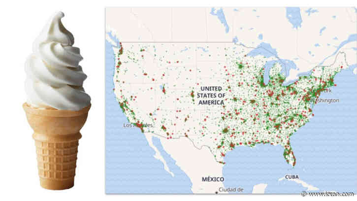 McDonald's fan creates live map to track every broken ice cream machine in America