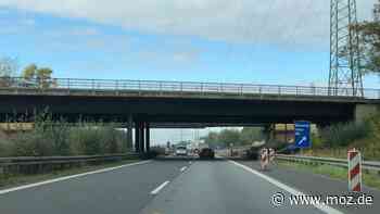 A10: Autobahnbrücke Birkenwerder wird gesprengt – Ersatzbrücke kurzzeitig gesperrt - moz.de