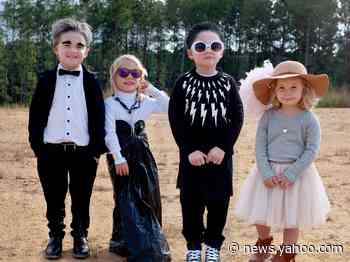 A mom is making Halloween costumes for her kids every day in October, and the details are incredible