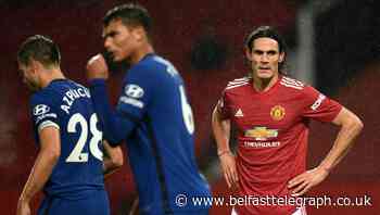 Debutant Edinson Cavani comes close but United and Chelsea draw a blank