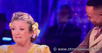 Strictly's Caroline Quentin bursts into tears at judges' comments