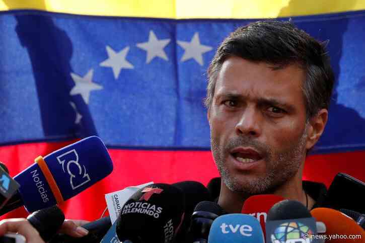 Venezuelan opposition figure Lopez abandons Caracas refuge to flee abroad
