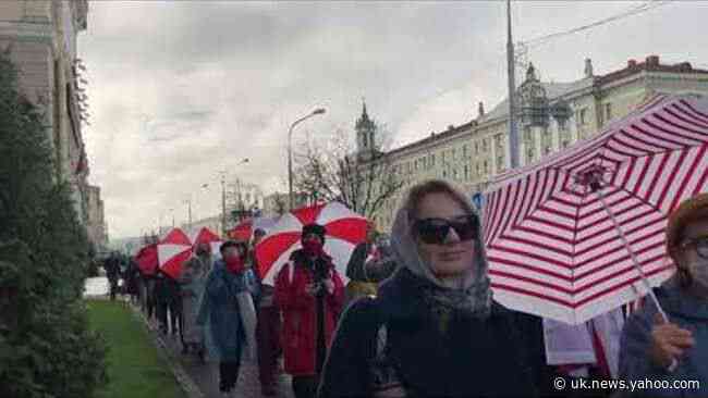 Several Detained During Women's March in Minsk: Reports