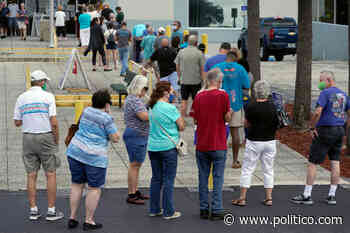 Republicans crash Florida early vote, eating into Democrats’ lead