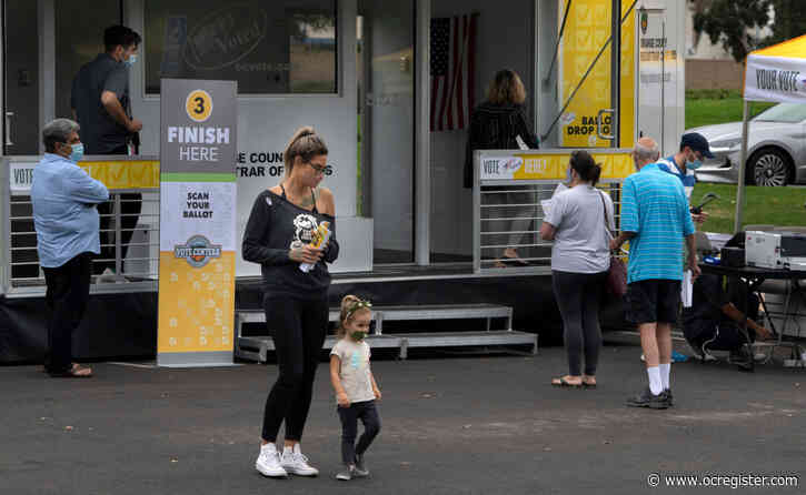 Pop-up vote centers open in Orange County as prelude to Nov. 3 election